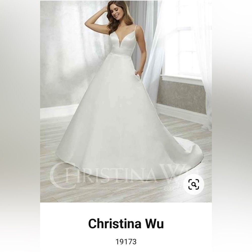 New, Never Worn, Never Altered. Christina Wu Style 19173 Wedding Dress